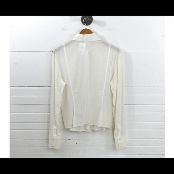 Gucci Tops Gucci White Button Down Blouse 736 Poshmark
